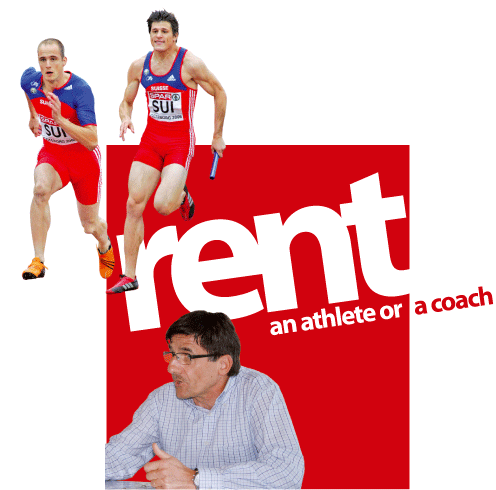 rent an athlete or a coach 