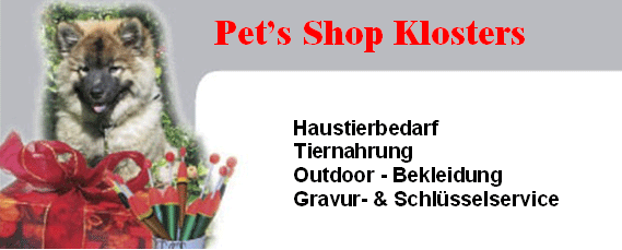 www.pets-shop.ch  Pet's Shop, 7250 Klosters.