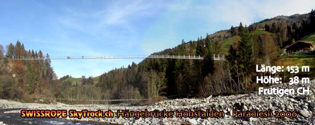 SWISSROPE SkyTrack: Hngebrcken mit Pfiff