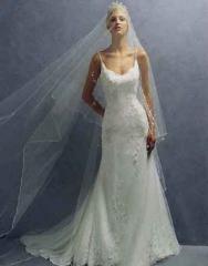Anmutiges zartes Brautkleid (Brautmode Hochzeitsmode Brautkleider) 