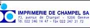         Imprimerie  de Champel SA 1206 Genve