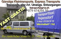 Kleintransport Zrich Kleintransport, Warentaxi, Transporttaxi, Mbeltaxi, Entsorgung, Rumung, 
Entrmpelung, Sperrgut