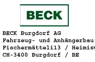 www.beck-burgdorf.ch  Beck AG, 3400 Burgdorf.