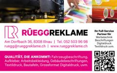 Regg Reklame - Werbetechnik, Fahrzeugbeschriftung, Grossformat Digitaldruck und Textildruck
