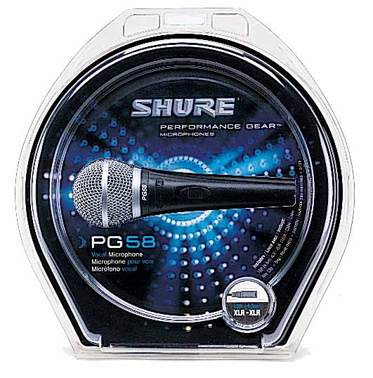 Microphone, Shure PG58 