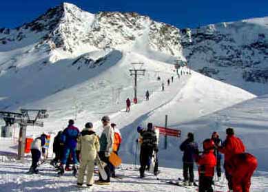 Skigebiete im Saastal 